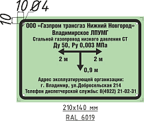 Опознавательный знак Газпром